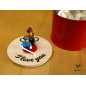 Boîte gravée pour LEGO - I love you Boîte gravée pour LEGO - I love you