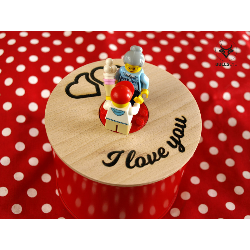 Boîte à surprises LEGO® pour dire Je t'aime autrement - cadeau St Valentin