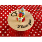 Boîte gravée pour LEGO - I love you Boîte gravée pour LEGO - I love you