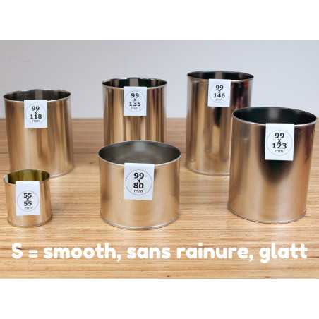 Flangeless cans
