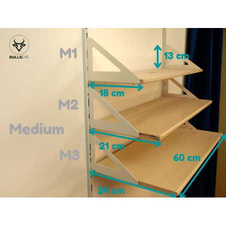 medium floating sehlves