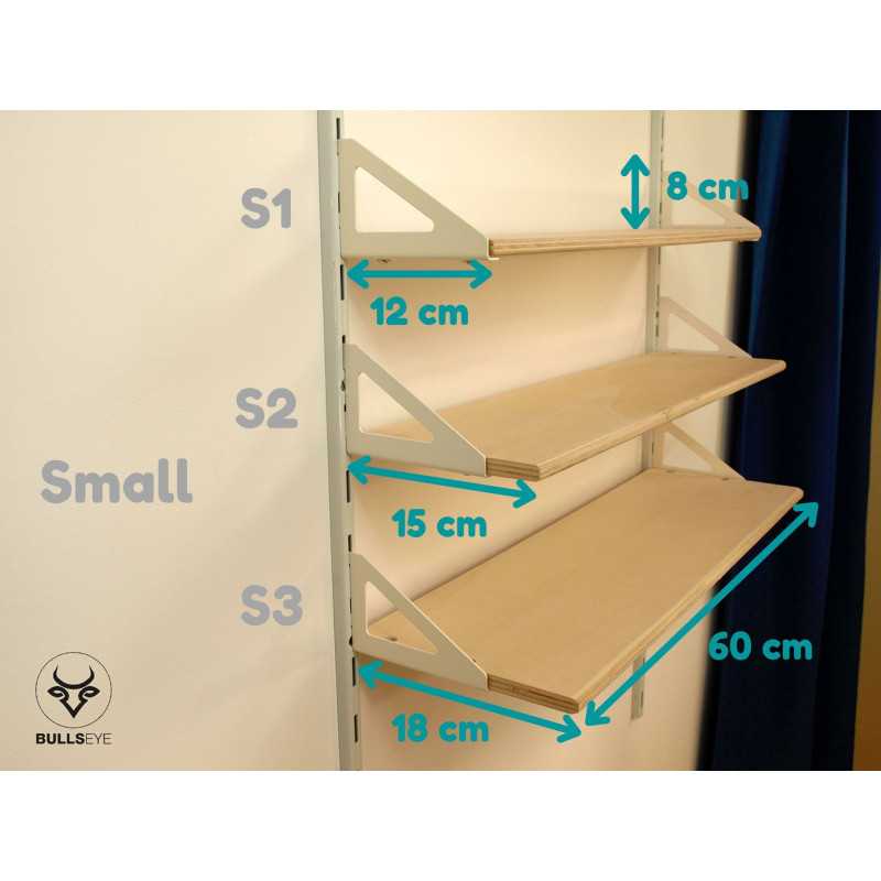 small shelving metal