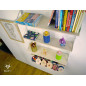 CD, DVD and books storage