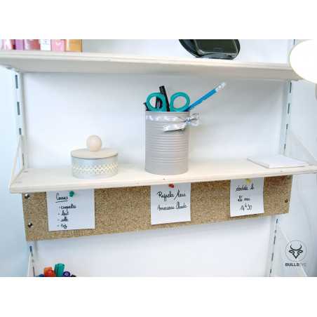 wall shelf rail