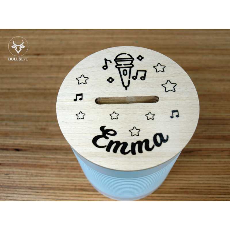 tire-lire personnalisée fille