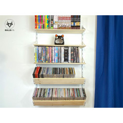 wall bookcase
