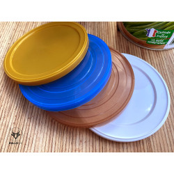 Airtight lids for closing tins after opening