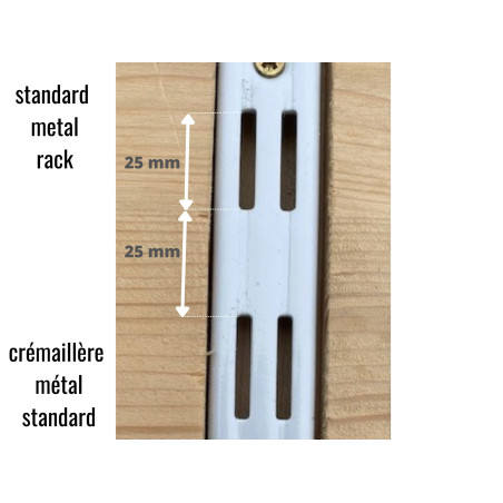 standard metal rack