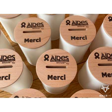 personalized donation box
