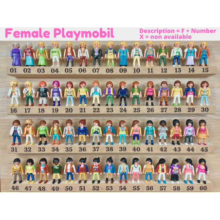 Female Playmobil figures