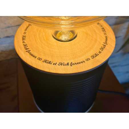 lampe gravée
