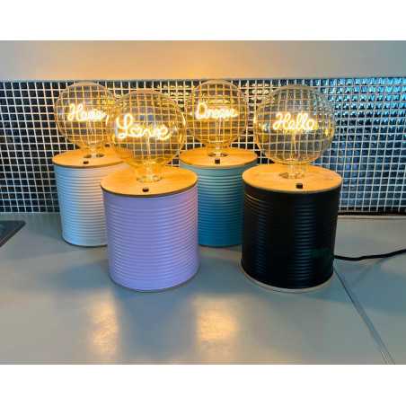 Lamps in different colours Lamps in different colours