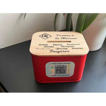 tirelire à pourboires tirelire à pourboires