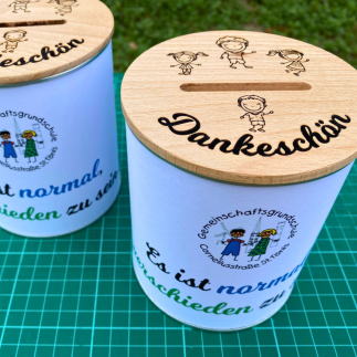 Spardose für die Schule