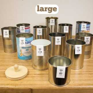large cans