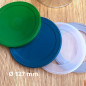 Recycled plastic lids