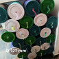 Recycled plastic lids