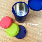 Recycled plastic lids