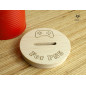 Lid PIGGY BANK engraved or not Lid PIGGY BANK engraved or not
