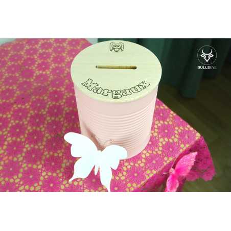 customisable pink money box customisable pink money box