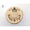 engraved box with bride and groom's name engraved box with bride and groom's name