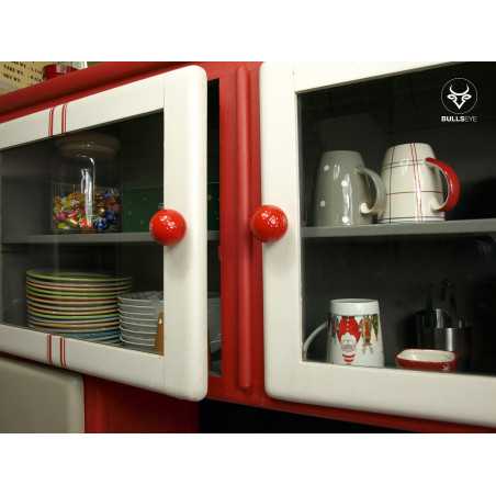 red furniture handle