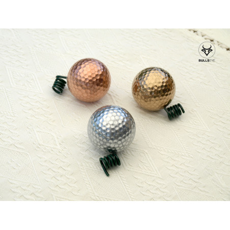 metallic coloured decorative balls