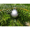 boule de Noël argentée boule de Noël argentée