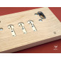 Personalised wall key holder