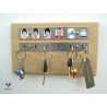 wooden key rack