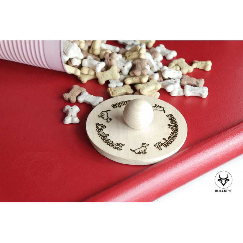 joli couvercle pyrogravé