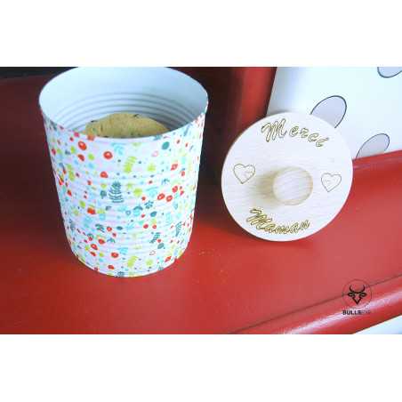 lid with message "thank you mum" lid with message "thank you mum"
