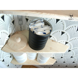 box for sanitary napkins or tampons