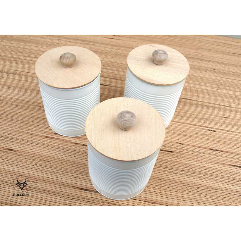 boxes with wooden lid