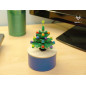 Can with LEGO Christmas tree