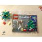 Can with LEGO Christmas tree