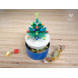 Can with LEGO Christmas tree