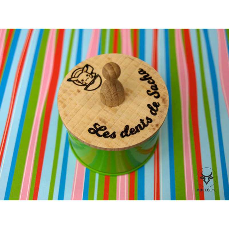 boîte à dent souris verte