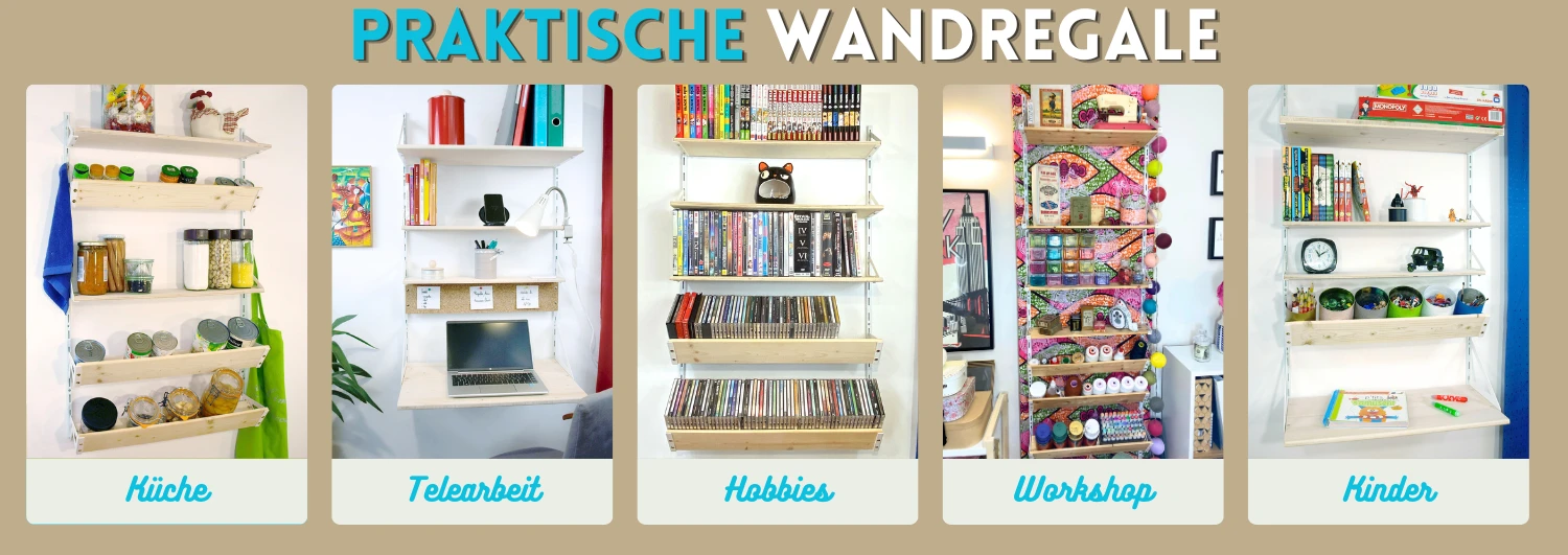 Praktische Wandregale