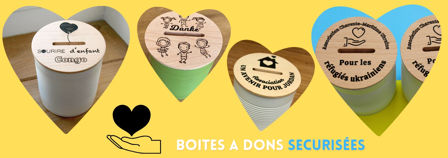 Boîtes à dons
