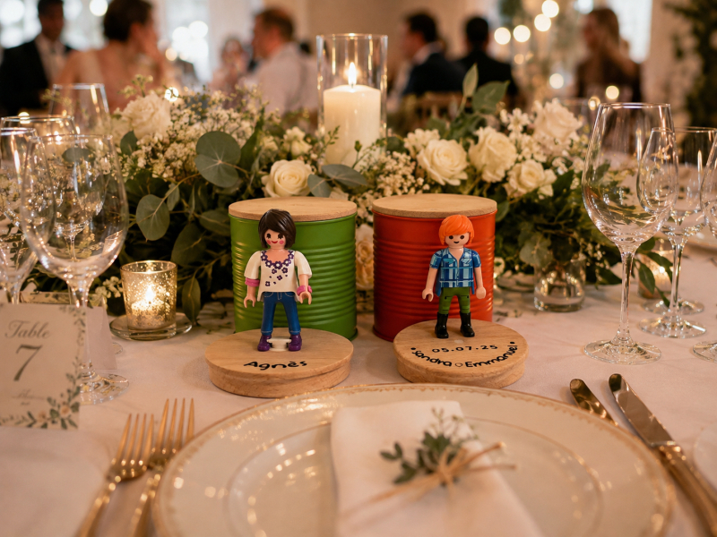 A personalised box for a unique wedding